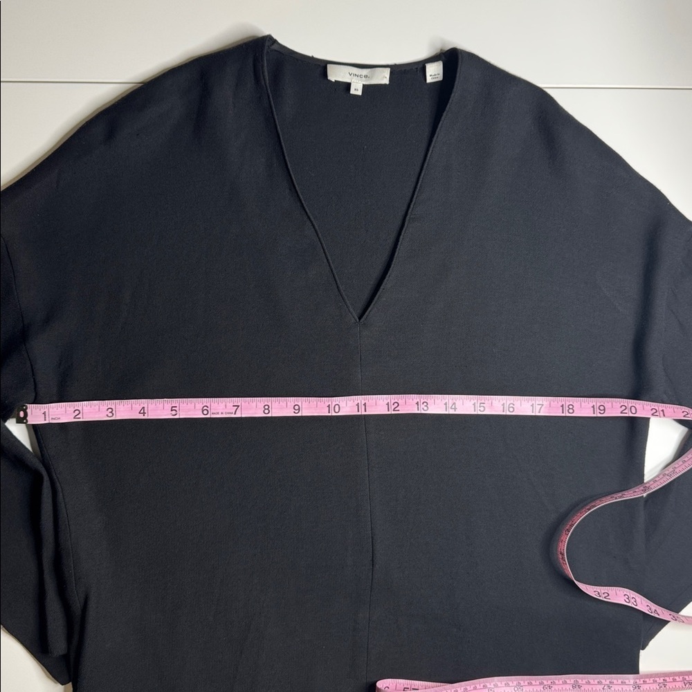 VINCE V NECK TUNIC DRESS size XS - Picture 5 of 9